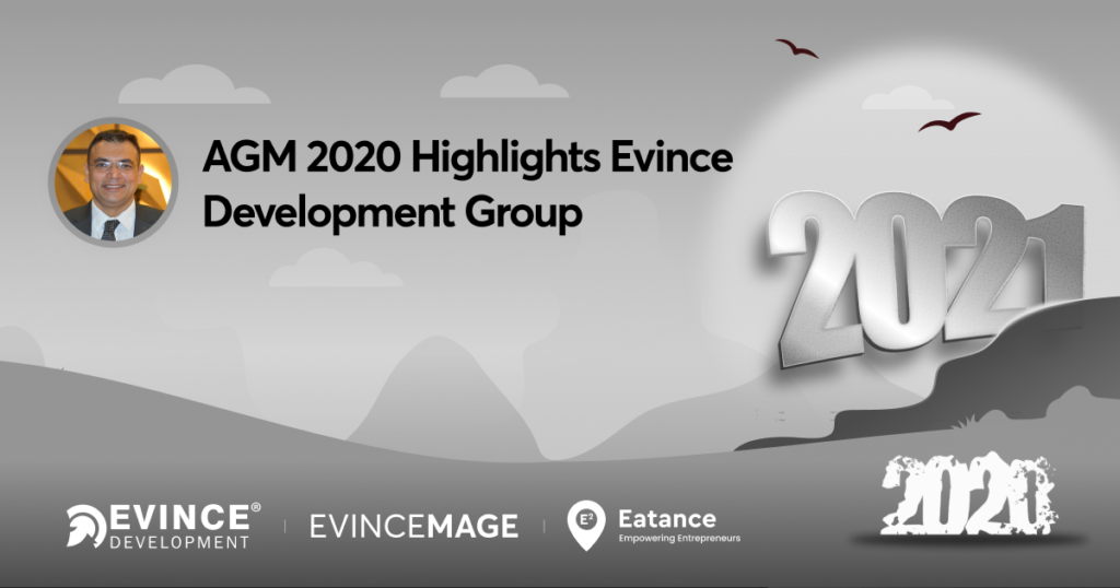 Evince Development CEO Mr. Maulik Pandya addresses Virtual Annual General Meeting to discuss the primary goals of 2021.