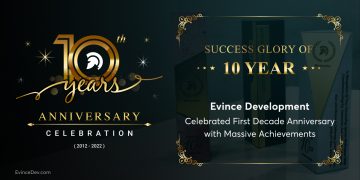Evince Development 10 year Success Glory