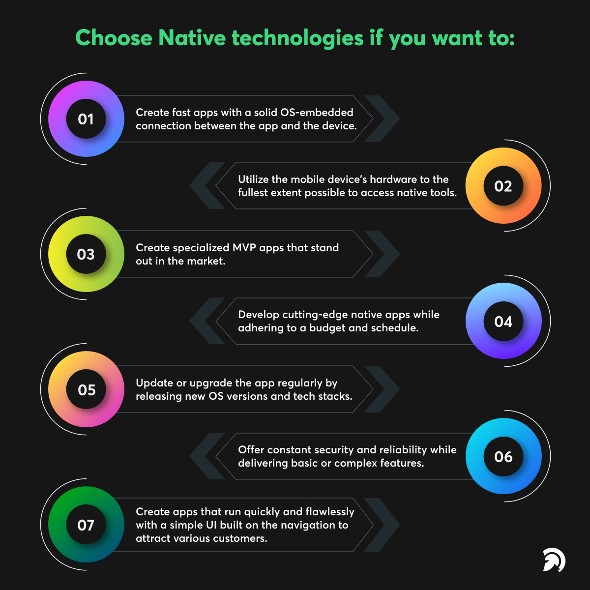 When to choose native app development