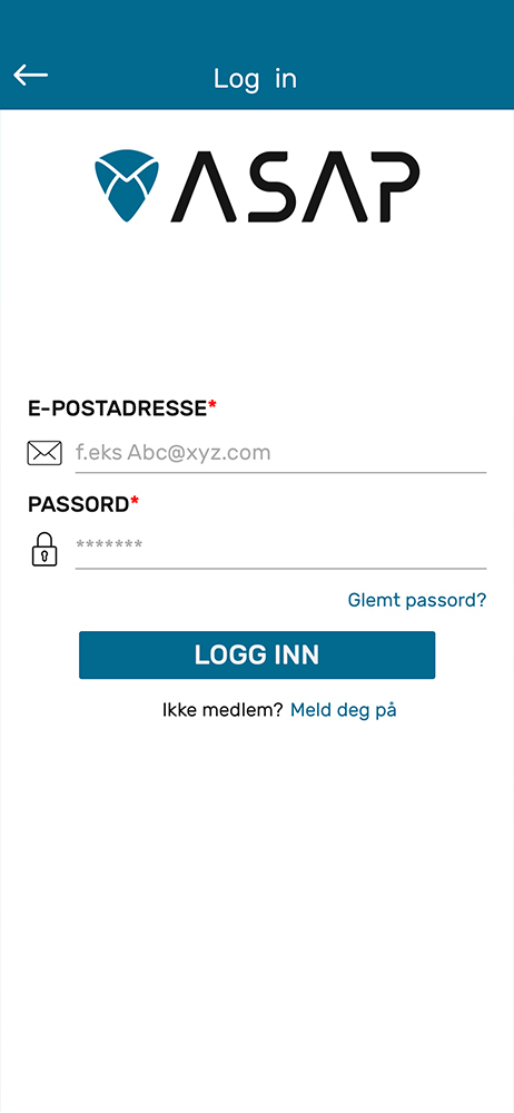ASAP Customer & Driver app Key features