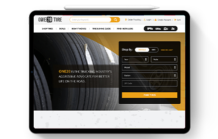One 20 Tire – Largest Truck Driver Network